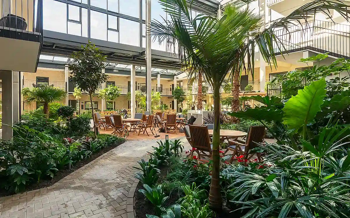 Krebsehusene atrium,